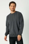 COMEOR Sweatshirt Herren Pullover bequeme Sweater Dunkelgrau/Grau/Hellgrau/Dunkelblau
