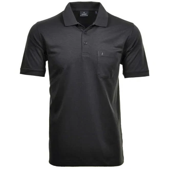 RAGMAN Poloshirt Grau/Dunkelgrau/Schwarz