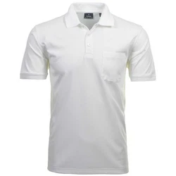 RAGMAN Poloshirt Weiß/Creme/Grau/Dunkelblau