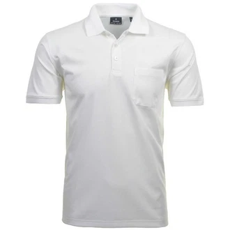RAGMAN Poloshirt Weiß/Creme/Grau/Dunkelblau