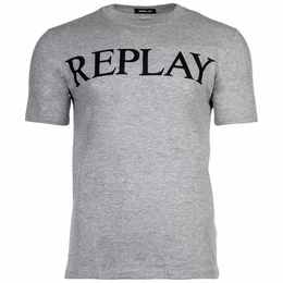 T-Shirt Herren T-Shirt - 1/2-Arm, Rundhals, Logo, (Packung, 1er Pack)