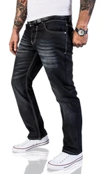 Rock Creek Straight Jeans RC-2064 Schwarz (RC-2064)