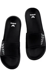 Erilette Six Wings black grey Badepantolette