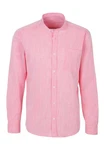H.I.S Langarmhemd Regular Fit Stehkragenhemd Rosa/Rot