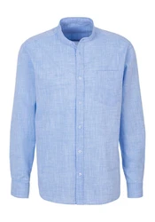 H.I.S Langarmhemd Regular Fit Stehkragenhemd 