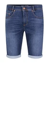 MAC Jogn Bermuda Blau/Hellblau/Fliederfarben/Dunkelblau