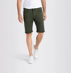MAC JEANS Jogn Bermuda Dunkelgrün/Khaki
