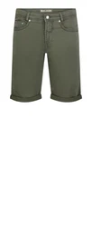 MAC JEANS Jogn Bermuda Dunkelgrün/Khaki