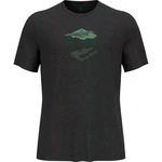 Odlo T-Shirt Lema Lake Dunkelgrau/Rosa/Grau/Grün/Dunkelgrün