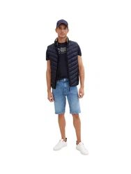 TOM TAILOR Jeansshorts Josh Blau/Hellblau