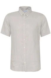 Kurzarmhemd CFAnton 0071 S shirt - 20504661 Kurzarmhemd aus Leinenmix