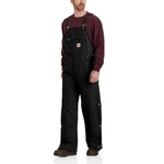 Carhartt Latzhose Loose Fit Firm Duck Winter Insulated Bib Overall Braun/Bordeaux/Dunkelrot/Lila/Schwarz