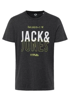 Jack & Jones T-Shirt KOMPO TEE Schwarz/Dunkelgrau/Dunkelgrün/Grau/Grün
