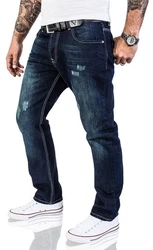 Rock Creek Straight-Jeans RC-2063 Blau (RC-2063)