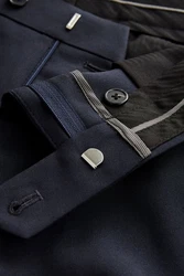Next Anzughose im Slim Fit Dunkelblau/Hellblau