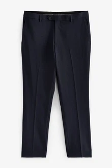 Next Anzughose im Slim Fit Dunkelblau/Hellblau