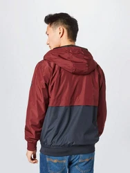 iriedaily Steppjacke Resulaner nachtblau/weinrot