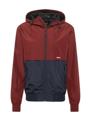 iriedaily Steppjacke Resulaner nachtblau/weinrot