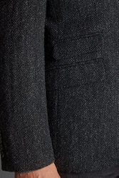 Next Sakko Blazer Harris-Tweed Dunkelgrau/Grau/Dunkelblau
