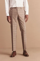 Next Anzughose Skinny-Fit-Anzug Khaki/Beige/Braun