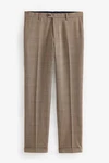 Next Anzughose Skinny-Fit-Anzug Khaki/Beige/Braun