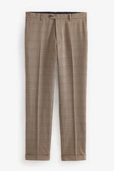 Next Anzughose Skinny-Fit-Anzug Khaki/Beige/Braun