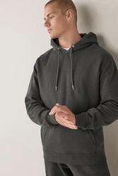 Next Kapuzensweatshirt Loungewear Dunkelgrün/Dunkelgrau/Grün