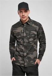 Brandit Slim Worker Shirt Dunkelgrün