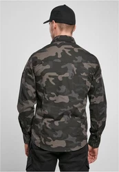 Brandit Slim Worker Shirt Dunkelgrün