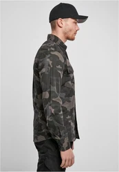 Brandit Slim Worker Shirt Dunkelgrün