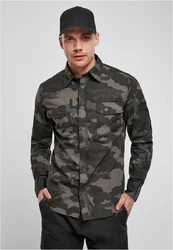 Brandit Slim Worker Shirt Dunkelgrün