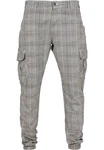 URBAN CLASSICS Cargohose AOP Glencheck Cargo Jog Pants (1-tlg) 