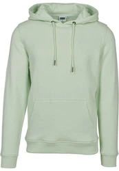 URBAN CLASSICS Sweatshirt Urban Classics Herren Basic Sweat Hoody Hellgrün/Grün