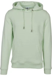 URBAN CLASSICS Sweatshirt Urban Classics Herren Basic Sweat Hoody Hellgrün/Grün