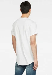 G-STAR Kurzarmshirt Lash Grau/Weiß/Creme