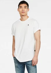 G-STAR Kurzarmshirt Lash Grau/Weiß/Creme