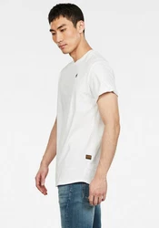 G-STAR Kurzarmshirt Lash Grau/Weiß/Creme