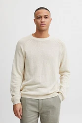 !Solid Strickpullover SDFabio Weiß/Creme/Beige/Khaki