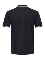 ONLY & SONS T-Shirt Fletcher Dunkelgrau/Grau/Dunkelblau/Schwarz/Rot