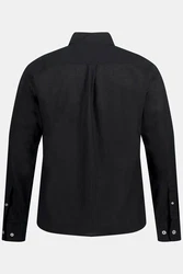 JP1880 Businesshemd Langarm Buttondown-Kragen Modern Fit Schwarz