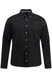 JP1880 Businesshemd Langarm Buttondown-Kragen Modern Fit Schwarz JP1880 Businesshemd Langarm Buttondown-Kragen Modern Fit Schwarz