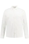 JP1880 Businesshemd Leinenmix Langarm Kentkragen Weiß/Khaki/Creme/Rot/Grau