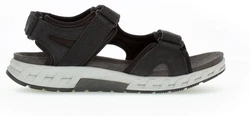 Gabor Rollingsoft Trekkingsandale Schwarz/Dunkelgrau/Grau