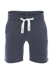 riverso Herren Sweat Short RIVMoritz Bermudashort Grau/Dunkelblau