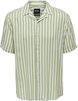 Only & Sons Hemd 'Wayne' Grün/Hellgrün/Türkis