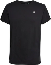 G-STAR Kurzarmshirt Lash Schwarz/Dunkelgrau/Gelb