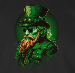 Shirtracer T-Shirt Shamrock Irland Kobold Irische St. Patricks Day Grün/Blau