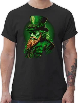 Shirtracer T-Shirt Shamrock Irland Kobold Irische St. Patricks Day Grün/Blau Shirtracer T-Shirt Shamrock Irland Kobold Irische St. Patricks Day Grün/Blau