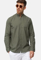 Indicode Langarmhemd INRaffi Dunkelgrün/Grün/Khaki