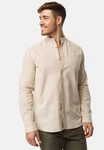 Indicode Langarmhemd INRaffi Khaki/Beige